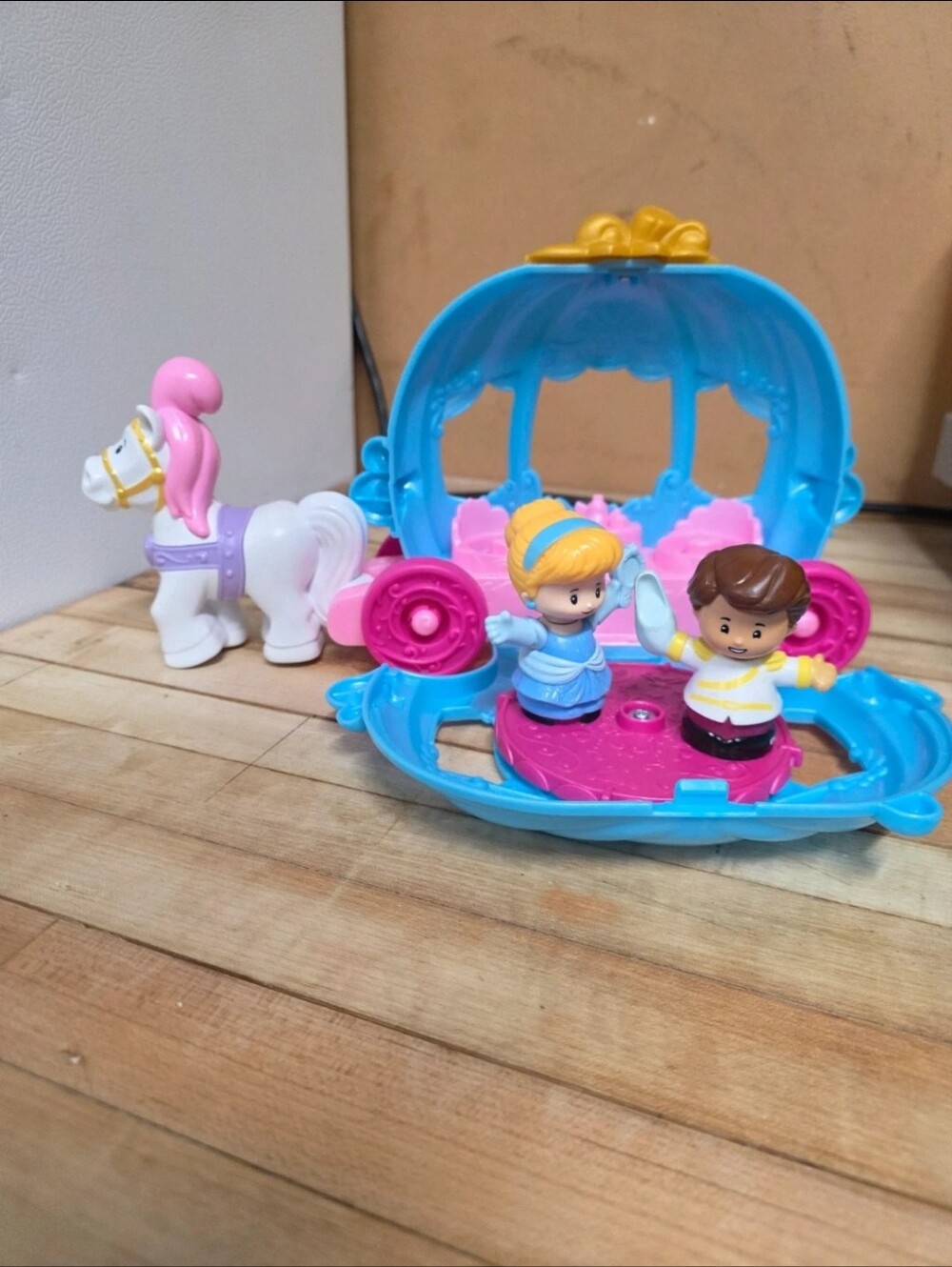 Little People Cinderella Carriage With 2 Figures